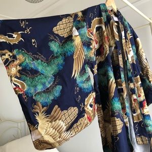 Smithsonian Japanese Yukata Kimono Robe M